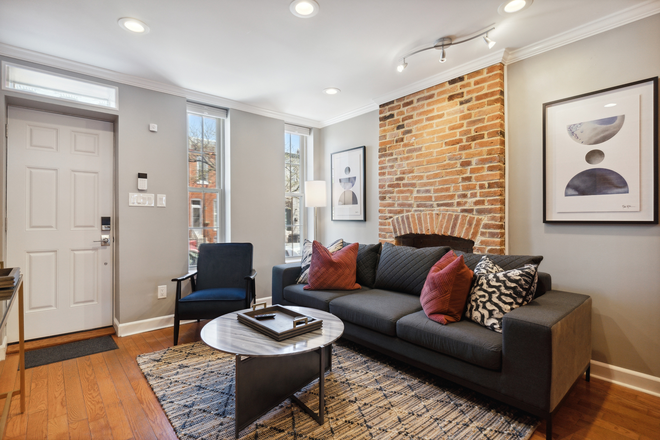 Living Room - Walkable Baltimore Gem Townhome