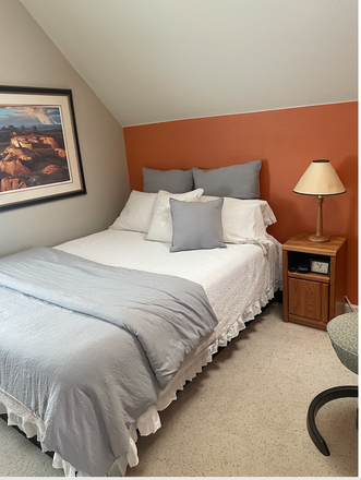 Sleeping area - Studio apartment -Furnished. Iris & Folsom Quiet neighborhood. Easy access to shopping