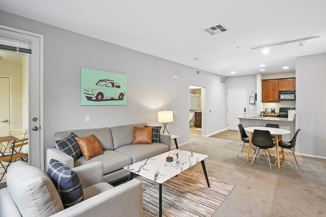 Living Room - Fully Furnished Student / Intern Housing - Shared Room