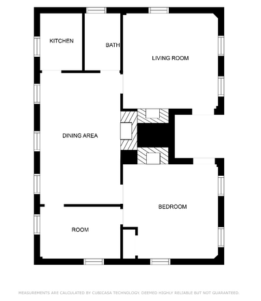 Floorplan - Renovated one bedroom in charming Old Usquepaug