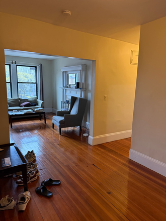 Living room - Spacious 3B1B At Coolidge Corner - Roommates Wanted
