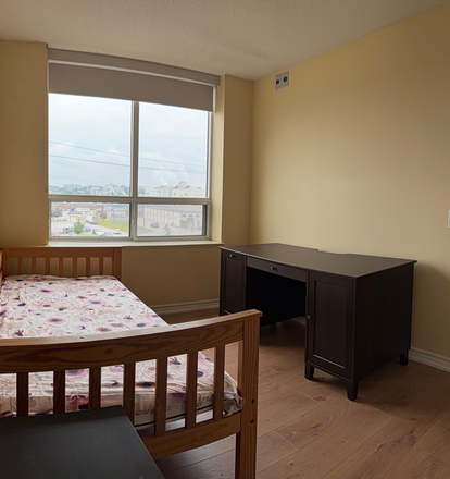 Private bedroom - 2 Furnished Bedroom for Rent(Female only), Female student residence, near Scarborough Town Centre Condo