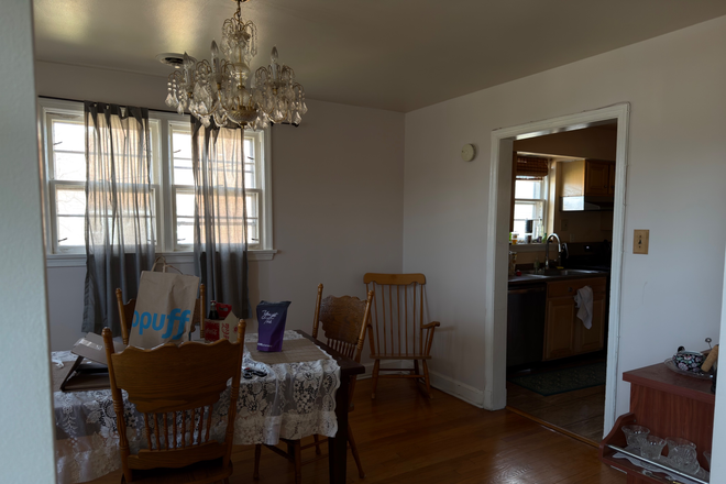 Dining room - AVAILABLE AUG 2026!! 3 bed, 1 bath, big yard with two open rooms! Very close to campus! House