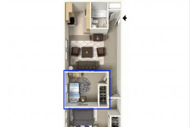 Floorplan - Cliffsides Apartments