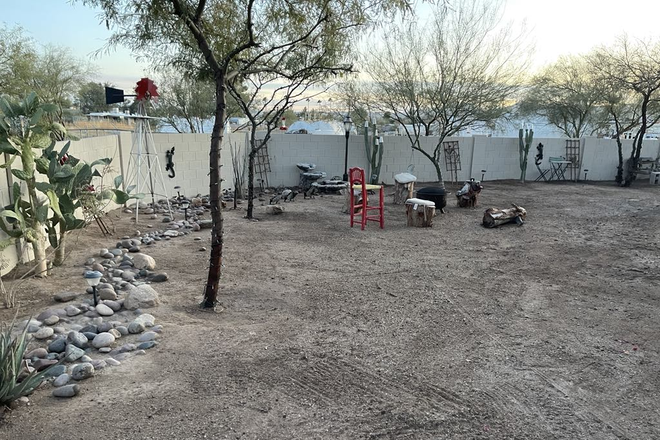 Backyard - Beltran’s home