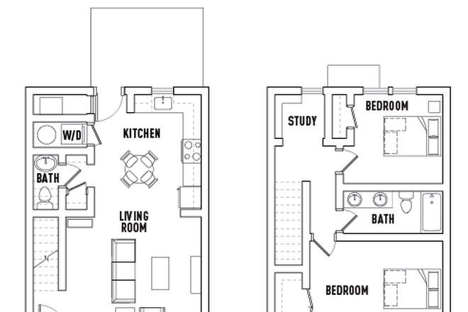 Floorplan - Furnished room in shared thome for PU faculty/staff affiliate only-South Stanworth Dr-Princeton