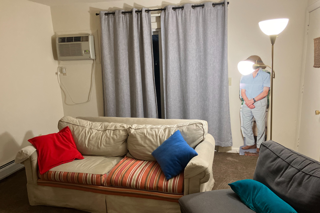 Living room - Furnished apartment with kitchen and living room in Amherst, flexible start/end dates