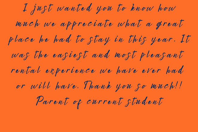 Parent review from current student. - NEW TOWNHOUSE - FULLY FURNISHED!! ON TIGER TRANSIT / NEXT TO VET SCHOOL