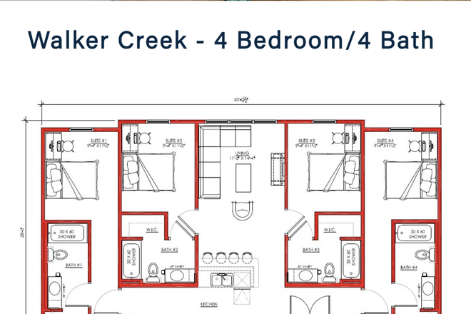 Unit floorplan, suite #4 - Park37