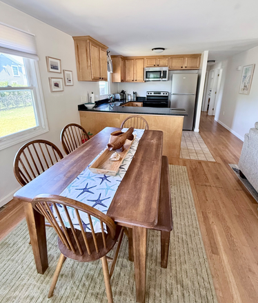 Dining and Kitchen - Furnished Bonnet Shores Home 3 Bed 1.5 Bath 9 Month 26/27 Year Lease. 10 minutes from campus