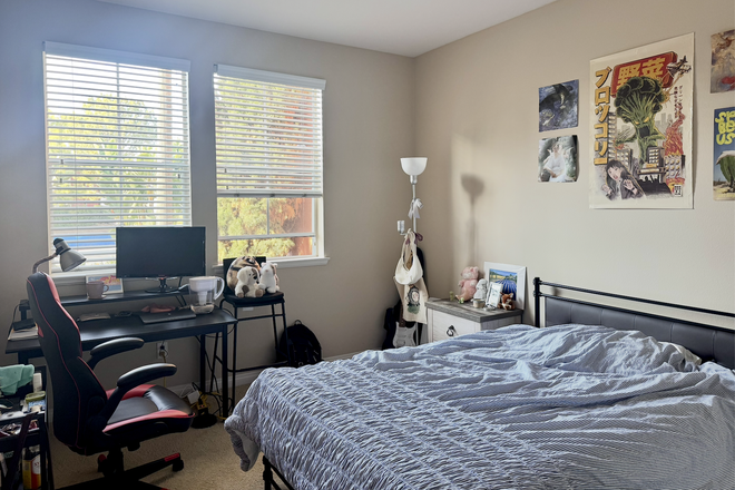 Bedroom - Single with Private Bathroom for Subleasing June 15 - August 15 (Females Preferred)