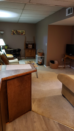 kitchen into living area - Your OWN place!