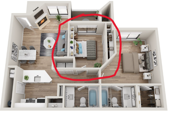 apartment layout - Magwood