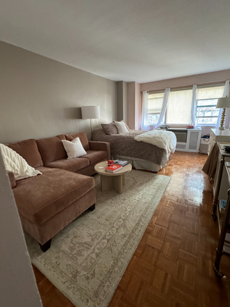 Main room - Turnkey Furnished Studio in Doorman Murray Hill Building — 6+ Month Lease Apartments