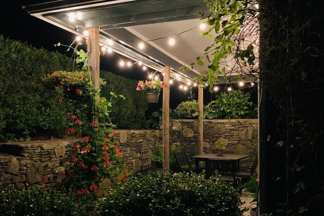 Outdoor porch - Cute quiet one bedroom apt minutes to campus