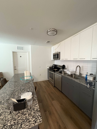 Full Kitchen - Tempo Apartments - D6 Floor Plan Apartment Room - Fully Furnished