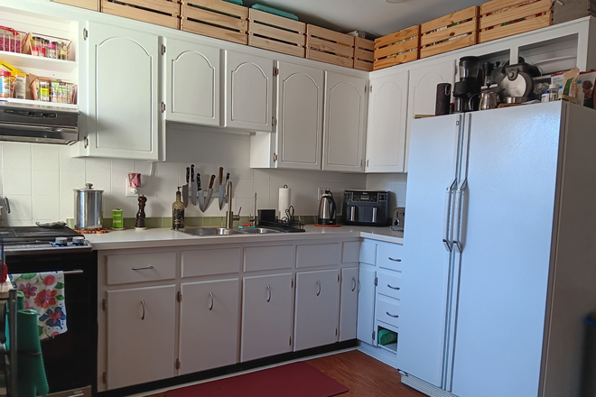 kitchen - Sunny Room in Comfy, Clean, Family Home. 1 Dog Optional Meal Plan. Quiet & Safe. 24hr Transit Close