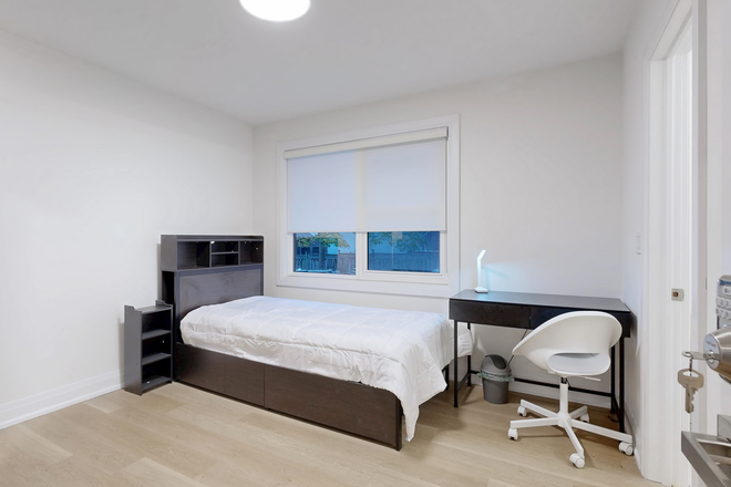 Bedroom - *700 Meters from Campus* Fully Furnished Rental Units with Private Ensuite Bedrooms & Studios