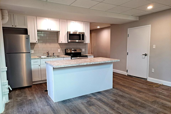 Example kitchen, actual kitchen is different - one bed january sublet