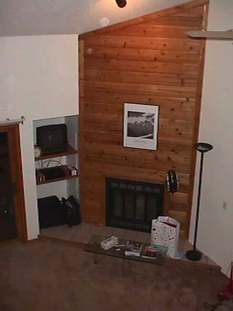 Livingroom from Loft - Gold Run Condos (NE corner adjacent to campus