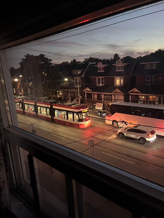 Bedroom window view - 635 Bathurst St (1bd, 1 bath with living room)