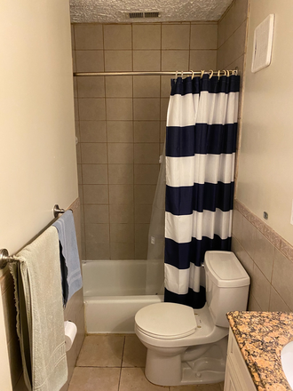 Bathroom - One Bedroom with Shared Bathroom Townhome