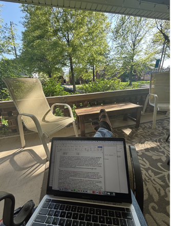 front porch - House in Cleveland Heights/Larchmere!