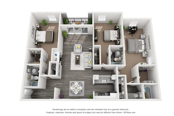 Floorplan - Arden Villas Apartments