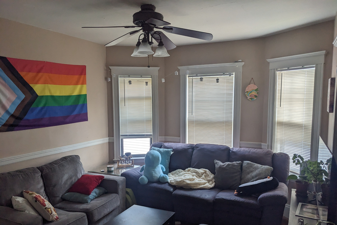 Living Room - Two Rooms in 3 Bed + 2 Bath Apartment in Ball Square