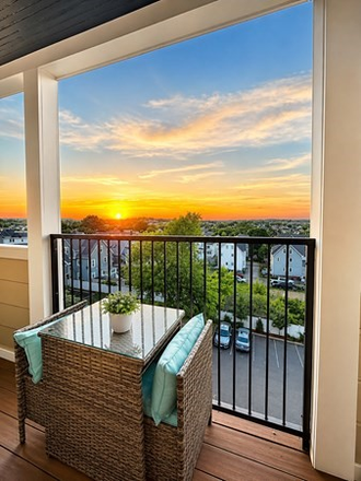 View from Private Balcony - PRIVATE TWO BEDROOM-TWO BATHROOM Condo with Gym Access