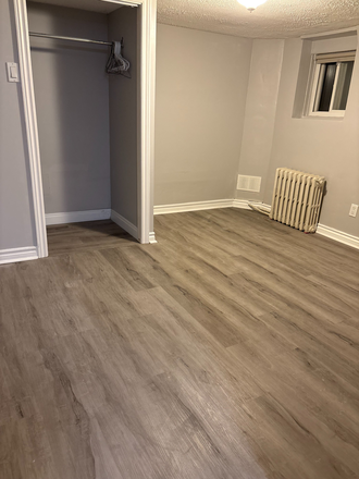 Bedroom - 1 Bedroom Basement Apartment in St. Clair West Neighbourhood, All Inclusive, Avail July 1