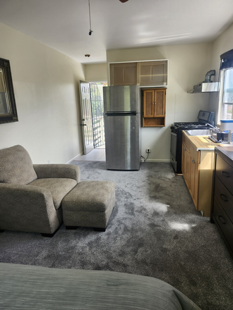 Living Area/Kitchen - Charming Furnished Studio