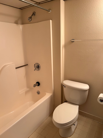 Bathroom - Fully Furnished Studio near Campus - Yugo Greenville Campus Towers - Available ASAP Apartments