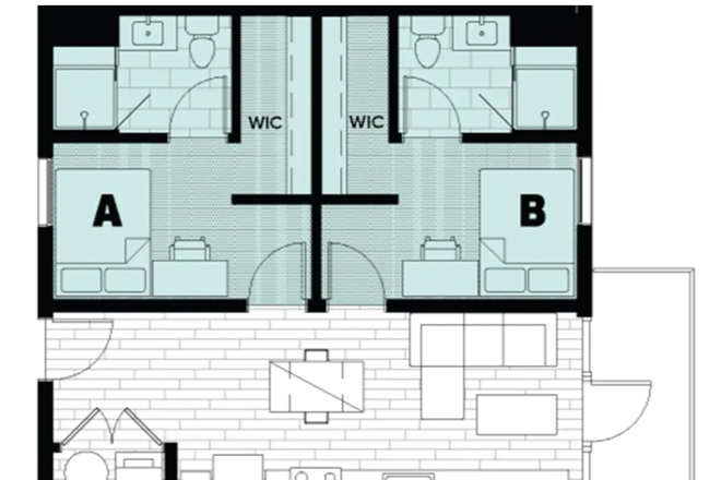 Floor Plan - Spring 2027 semester at The Hub