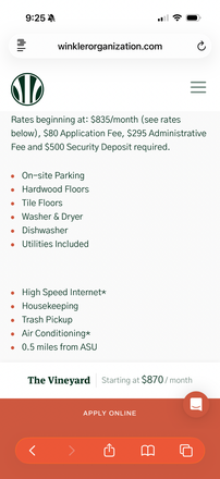 AMENITIES - The Vineyard Townhomes