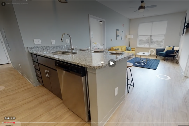 Kitchen and living room - Park37 Apartments
