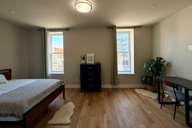 bedroom - Newly Rehab 3703 Powelton Ave, Furnished 1B1B. Primary location. In-unit Laundry