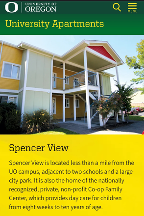 Spencer view - Spencer View Apartments Graduate Student Housing