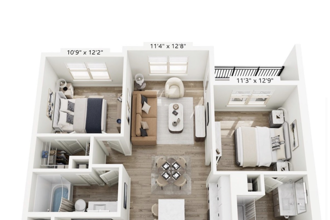 Floorplan - Atlas Blue Apartments