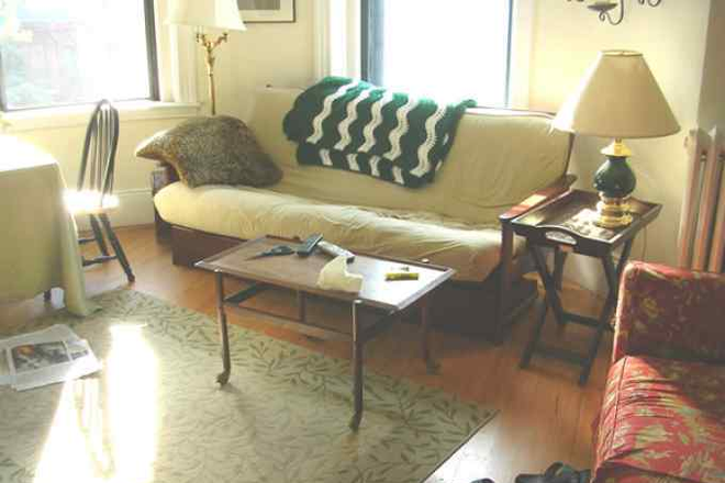 living - No fee! very spacious charming apartment with high ceilings , porch, laundry