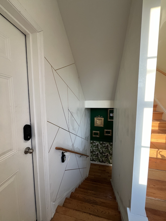 Stairs case and electronic keys - Wister Off Campus Townhome