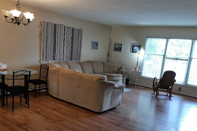 Living room - Fully furnished room (1B1B) near Duke west campus for rent -affordable housing & flexible lease Townhome