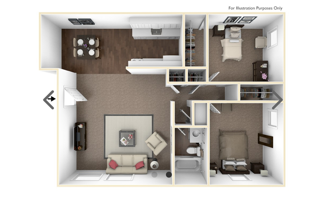 Apartment layout - Cedarview east apartments
