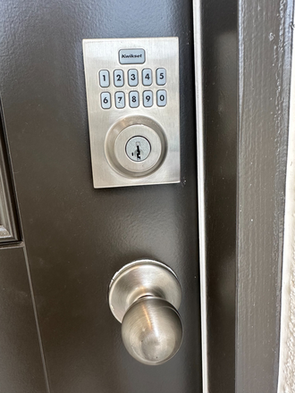 Front door lock - New Construction Smart Townhome