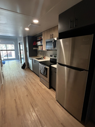 Kitchen - Hub College Park Studio Apartment