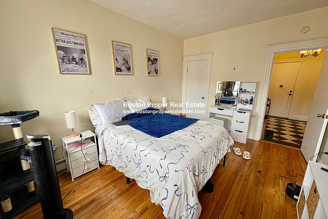 Sample Bedroom Layout (Other Picture is the Actual Room) - Spacious, Vibrant Bedroom in Prime Fenway Location