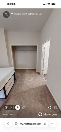 Closet and floor space - Rivers Walk Apartments