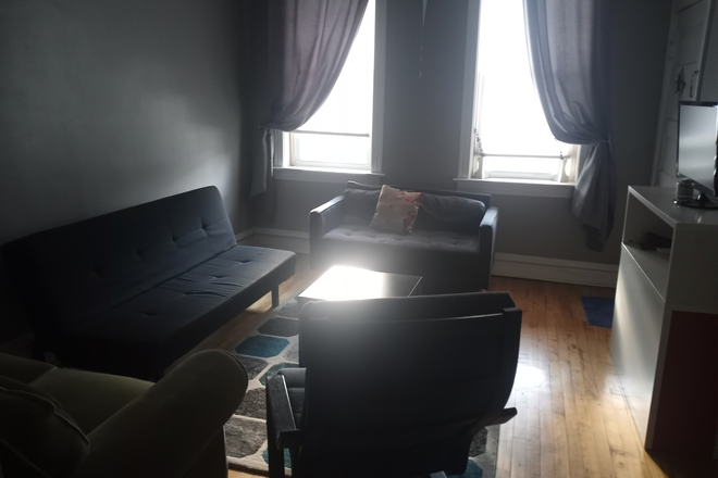 Living room, furnished - 2 bedroom Apt, $1400/mo - Close to Campuses