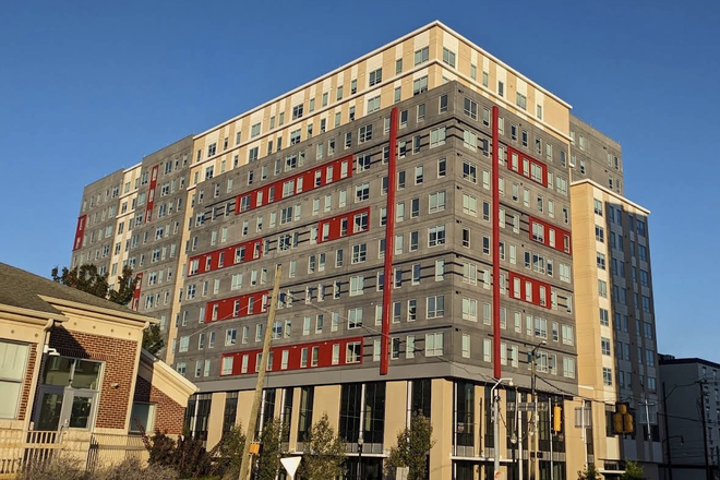 Outside of the building - Yugo Echelon Apartment, Spring Sublet