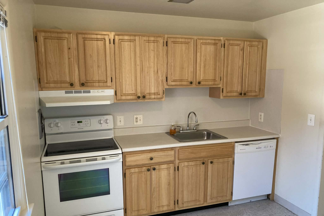Kitchen - electric stove, dishwasher plenty of cabinet and storage - 1BR apt-N.Harrison St-Princeton